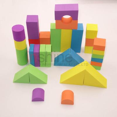 China Eco Friendly High Quality Durable Color Kids Eva Building Blocks Educational Toy for sale