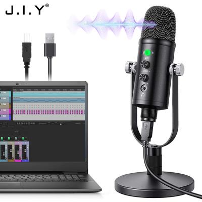 China Professional USB Microphone J.I.Y BM-86 Multifunctional Professional Condenser Microphone for Wholesales for sale