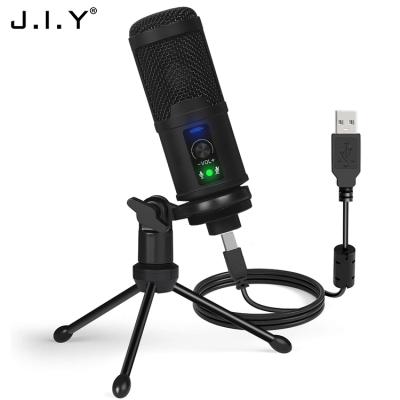 China USB Microphone OEM Factory 192Khz/24bit USB Studio Microphone Condenser Kit BM65 for sale