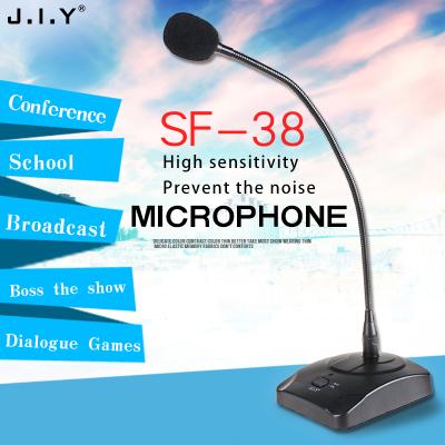 China Gooseneck Microphone SF-38 Wired Gooseneck Microphone All-Directional Conference Condense MIC Conference Microphone for sale