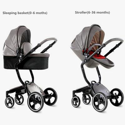 China 2023 Newest Multifunctional Purpose Baby Stroller Popular 360 Degree 3-1 Baby Pram for sale