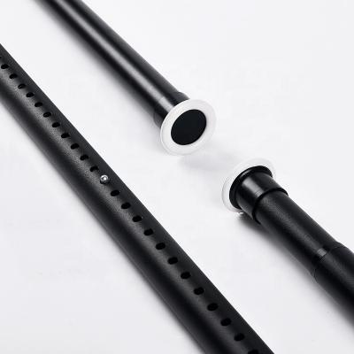 China Wholesale Viable Tension Retractable Rod Spring Anti-Rust Non-Drilling Non-Drilling Easy To Install Adjustable Shower Curtain Rod for sale