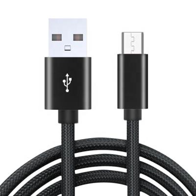 China MP3/MP4 Player Customized Length 1 Meter Cord USB Cable Charger Data Cable Nylon Quick Charging Line For Mic for sale