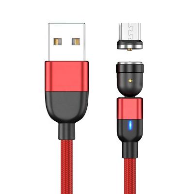 China MP3/MP4 player 2 meters 2.4A mobile USB fast charging cord nylon cable charger for mic for sale