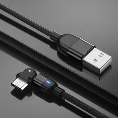 China High Quality Camera 1 Meter 2.4A Mini USB Tie Down Cable 180 Degree Quick Set LED Cable For Mic for sale