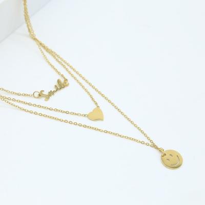 China Layered Statement Necklace Snake Chain Restraint Chain Couples Necklace Hip Hop Romantic High Quality Brass Multi Gold Filled Necklace for sale