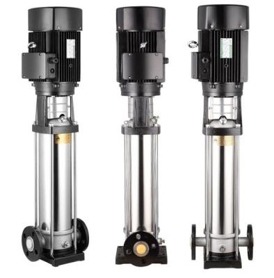 China Drinking Water Treatment Water Pressure Booster Seawater Bilge Pump QDL Stainless Steel Vertical Centrifugal Electric Multistage Pump Standard for sale