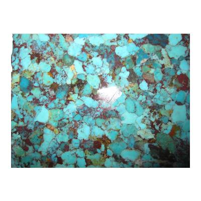 China Natural Compressed Stock Turquoise Star Turquoise Material Rough Blue Gemstone for sale