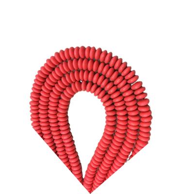 China Natural Stone Rondelle Beads Abacus Red Coral Stone Beads Gemstone Beads Bracelet Jewelry Making for sale