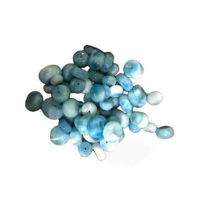 China Vintage Larimar Beads Roundell Larimar Gemstone Beads Natural Larimar Gemstone Beads for sale