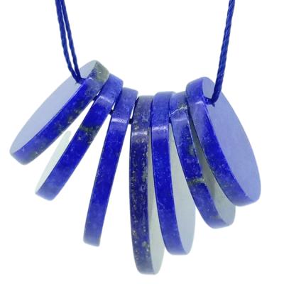 China Cats Eye Lazulite Gemstone Pear Shape Jewelry Necklace for sale