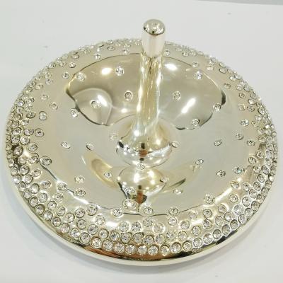 China Customized Wholesale High Quality Luxury Metal Jewelry Ring Holder Tray Displays for sale