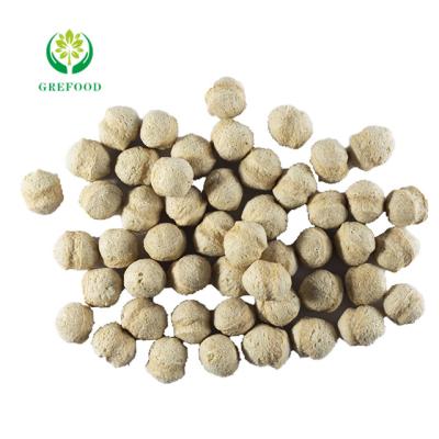 China Meat Processing HALAL MEAT NON-GMO TVP Soy Protein Textured Vegetarian Sausage Textured Soy Protein for TVP Vegetarian Meatballs for sale