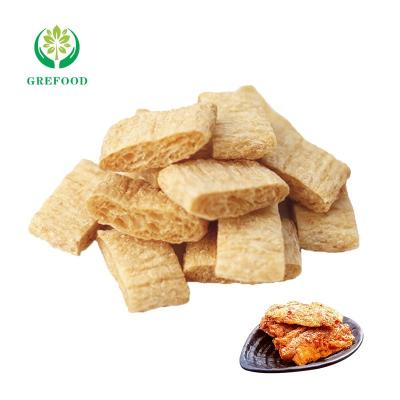 China PRESERVED Wholesale Price TVP Textured Soy Protein Snack Additives Fibrous Vegetable Protein TSP for sale