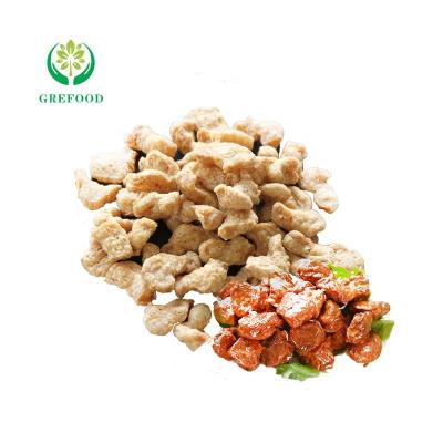 China Indian Popular Textured Fitness TVP Occasional Snacks TVP Meat Process/Additives Manufacturing Soy Protein Non-GMO Low Fat Vegetarian Soy Meat for sale