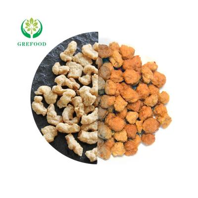 China Vegetarian Meat/Occasional Snack Process Additives Textured Soy Protein Non-Fried Ham Sausage Simulates TVP Meats Natural Structure Snack for sale