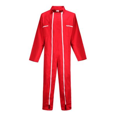 China Breathable Coverall Uniforms High Visibility Workwear Reflective Industrial Work Wear Male Uniform for sale