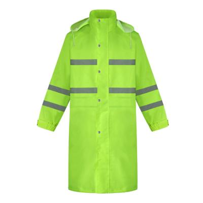 China Waterproof High Density Twill Oxford Fabric Custom Waterproof Safety Winter Yellow Reflective Jacket for sale