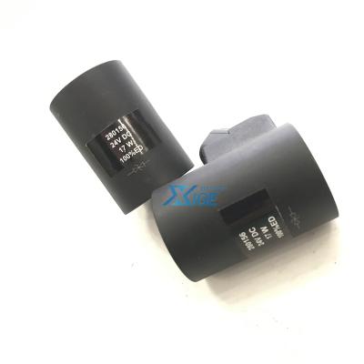 China Excavator Spare Parts 280756 24VDC for Excavator Paving Pressure Reducing 280153 Solenoid Valve Coil 280151 280156 for sale