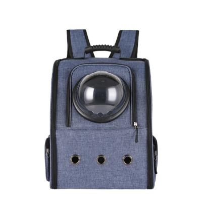 China Viable New Design Pet Carrier Cat Hiking Backpack Dog Custom Portable Convenient Carrier Bag for sale