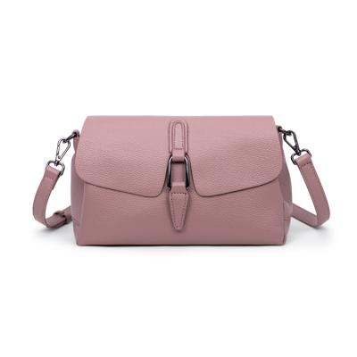 China Guangzhou Wholesale Waterproof Women Fashions Leather Small Side Bag Ladies Genuine Leather Shoulder Bag for sale