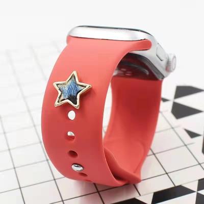 China On Hot Sales Apple Watch 38/40/41/42/44/45mm Decorative Star Studs Moon Watch Charm Sport Band Charm For Apple Watch Band Watch Accessory Apple 38/40/41/42/44/45mm for sale