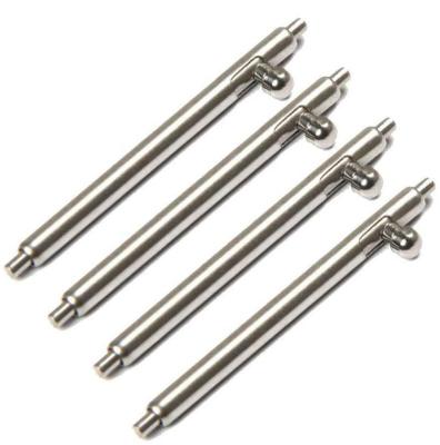 China 12/14/16/18/20/22/24mm Quick Return Spring Bars Pins, 12mm 14mm 16mm 18mm 20mm 22mm 24mm Stainless Steel Watchband Belts Pins Diameter 1.8mm for sale