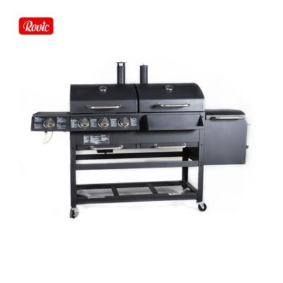 China Easily Assembled Outdoor Dual Use BBQ Machine Charcoal Grill BBQ Picnic Camping Backyard Party Black Gas And Carbon for sale