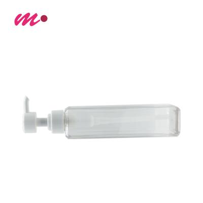 China Customize Logo 500ml Transparent PCR lotion bottle PCR environmentally friendly recycling material bottle for sale