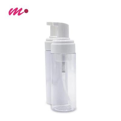 China Mini Style Plastic Bottle Foam Pump Head Foam Bottle 50ml Cosmetic Foam Pump Soap Bottle for sale