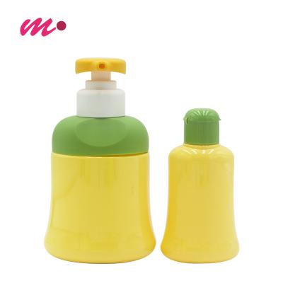 China Supplier Wholesale 100ml 300ml 500ml Plastic Bottle Lotion Packaging Plastic Bottle Cute child care bottle set for sale