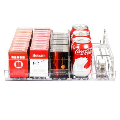 China Remarkable Supermarket/Chain Store Deli Display System Bottle Beverage Can Beverage Pusher Cigarette Shelf Pusher for sale