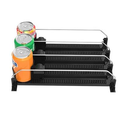 China Supermarket Beverage Cooler Slides / Attractive Chain Store Supermarket The Display System Checkout Roll Shelf Beverage Pusher for sale