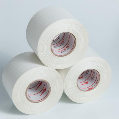 China Waterproof Eco Friendly Custom Printing With Logo Packingwhite Adhesive Pressure Kraft Paper Wrapping Tape for sale