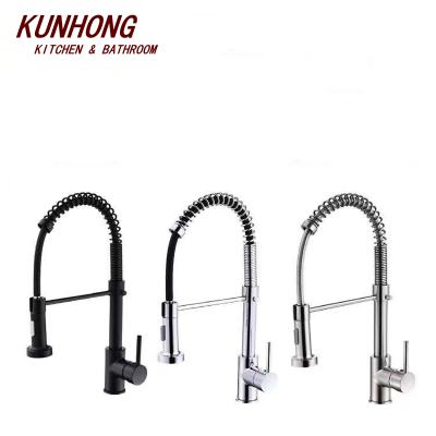 China Factory Direct Supply Brass Faucet Sense Kitchen Faucets Spring Single Hole Spring Kitchen Faucet for sale