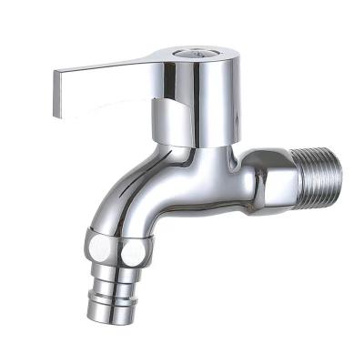 China Good Quality Zinc Saving Cold Water Faucets Metered Wall Mount Faucet Quick Open Faucet for sale