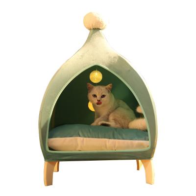 China Cooling Type Furniture Cat Bed And Game Room Cave Palace Style House Bed For Cats for sale