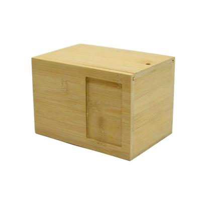 China Stored Pet Urns Wooden Pine Wood with Wooden Pet Funeral Urns Photo Frames Dogs and Cats Supplies Cremation for sale