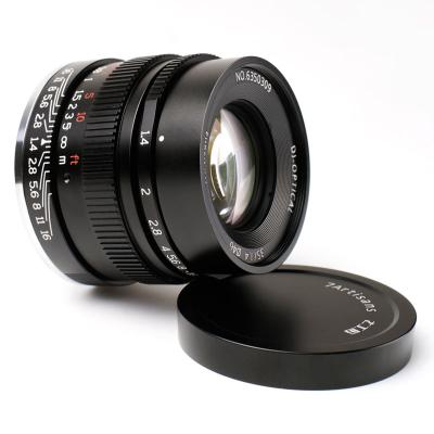 China 7Artisans 35mm Prime Lens F1.4 Full Frame Black EOSR Mount For Canon 351.4RB for sale