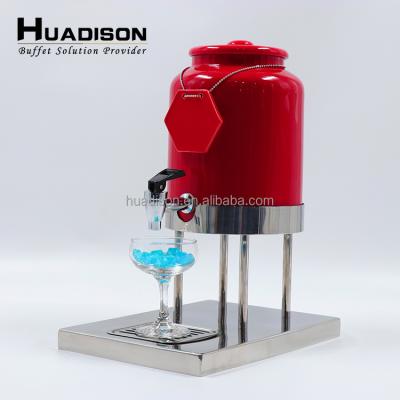 China Supplying Buffet 4 L Commercial Ceramic Juice Home.Restaurant.Bar.Hotel.Wedding Huadison Restaurant Dispenser For Sale for sale