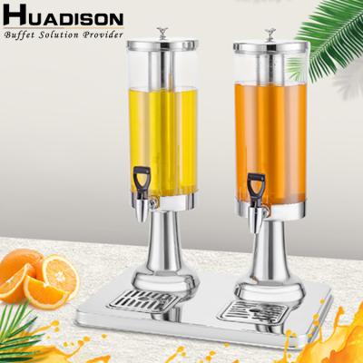 China Home.Restaurant.Bar.Hotel.Wedding Huadison Hotel Commercial Equipment Automatic Thickened Refrigerated Juice Dispenser Stainless Steel Cold Dispenser for sale