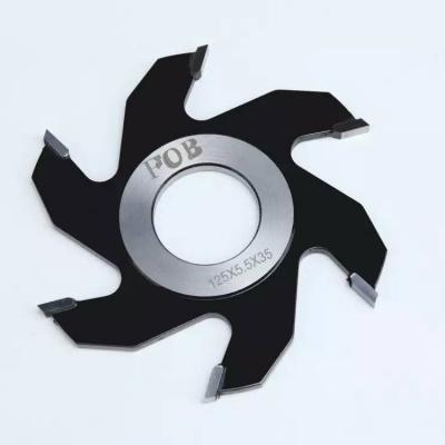 China Six Tooth Carbide Tips Wear Resistant TCT Grooving Cutter For Grooving Panel for sale