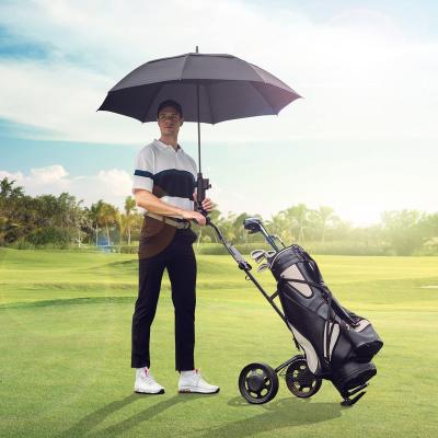 China CLASSIC Double Layer Color Windproof Custom Auto Open Over Straight Waist Golf Club Umbrellas for sale