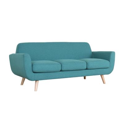 China Green Canvas Sofa Scandinavian Sofa Set European Style Living Room Furniture Super Comfortable Cheap Fabric for sale