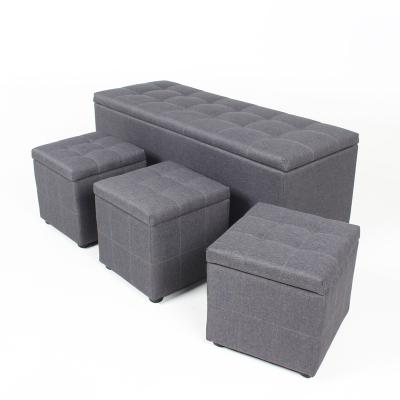 China stool home & Ottoman Style Modern Cheap Round Blue Velvet Tufted Chesterfield Stool for sale