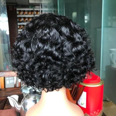 China Softest Brazilian Virgin Human Hair Natural Curly Sale Cheap Lead Frontal Wig for sale