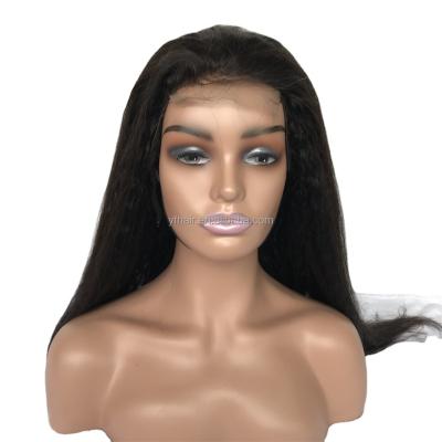 China Hot Selling Beauty Wig 4*4 Cheap Handmade Silky Straight Closure Wig Kinky Straight Even Wave Beauty for sale