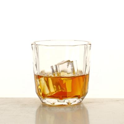 China Wholesale CLASSIC Crystal Rock Shot Glass Whiskey Tea Cup Whiskey Clear Glass Mug For Cocktail Glass Juice Mug for sale