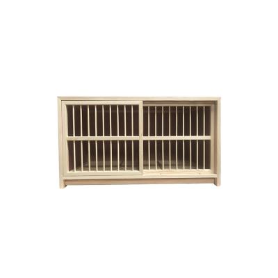 China Bird Makers Wholesale Foldable Pigeon Paired Cage Wooden Pigeon Racing Cage for sale