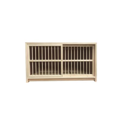 China 2021 Folding Bird Pigeon Breeding Box Packing Pigeon Pairing Wooden Cage for sale